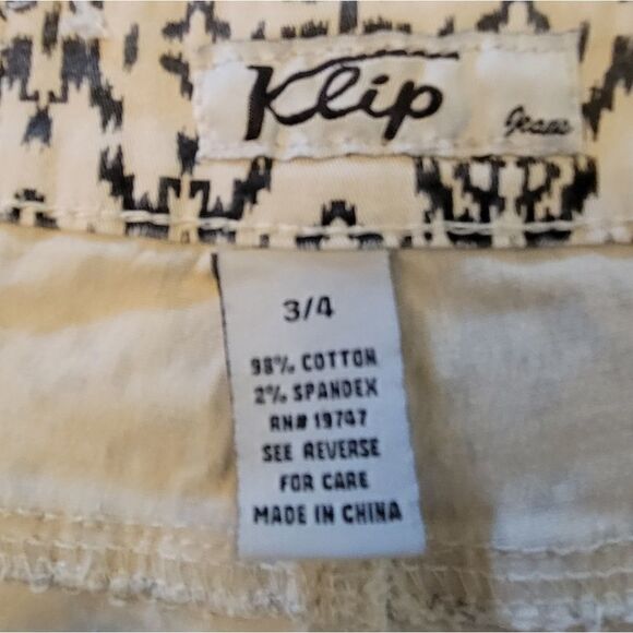 Pair Of Klip Skinny Jeans With Tribal Pattern. - Picture 4 of 6